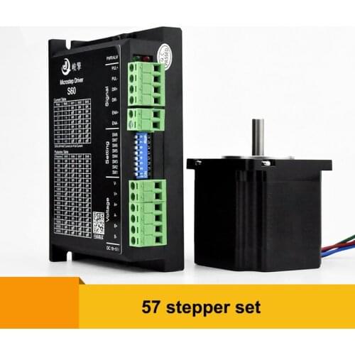 S60 stepper motor set DM542 length 76/80mmTB6600
