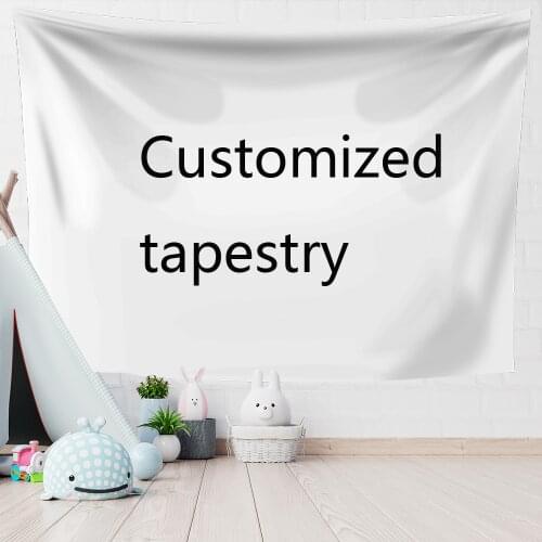 Customized Tapestry Wall Hanging Print Your Designs Wall Tapestry Home Bedroom Decor Witchcraft Supplies 0.75*1/1.3*1.5/1.5*2m