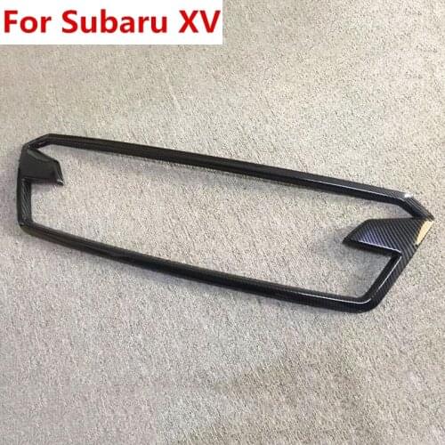 The new ABS Carbon Fiber Paint Add On Style Front Grille For Subaru XV GT3 GT7 2017 2018 1PCS Car Styling