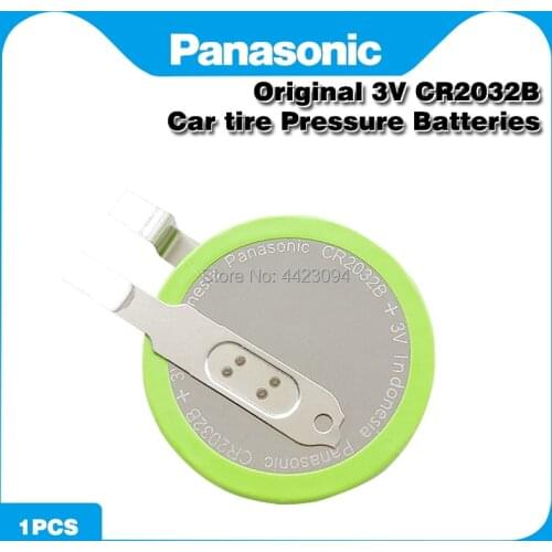Original Panasonic CR2032B CR2032 CR2032HR 3V High-Temperature mManganese Dioxide Car Tire Pressure Monitoring Button Battery