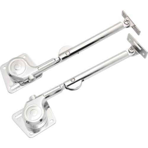 2PCS/Set Cabinet Lift Support Soft Close Hinges Gas Spring Lid Support Toy Box Hinges, Kitchen Cabinet Hinges Safety Lid Support