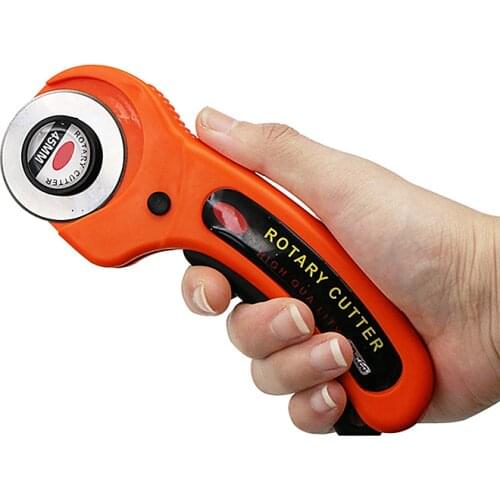 28mm/45mm Rotary Blade Cutter Roller Wheel Round Scale Knife For DIY Hand Cutting Leather Fabric Paper Tailor Tools