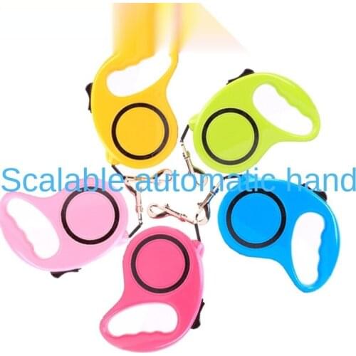 Pet products traction rope candy color 3M dog automatic telescopic traction belt