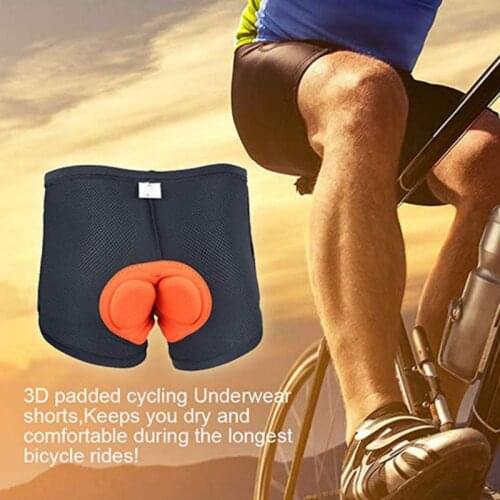 Outdoor Cycling Shorts Women Men 3D Silicone Bike Bicycle Saddle Padded Underwear