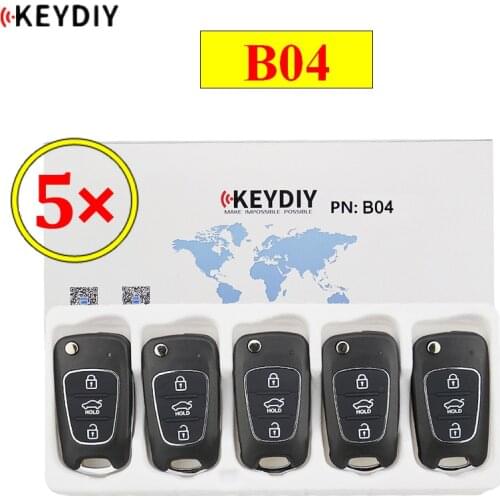 5pcs/lot KEYDIY B series B04 3 Button Universal Remote Control for KD900 URG200 KD-X2 Mini KD For Hyundai Style