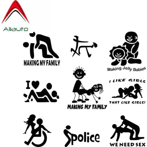 Sexy Styling I Love F*ck Vinyl Funny Car Window Sticker Toilet Decal Racing Drift JDM Laptop Boat Truck Bumper,15cm*14cm