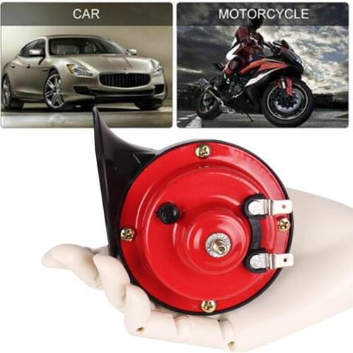 300dB Loud Air Snail Single Horn Fit Waterproof for 12V Car Lorry Super Loud Mini Electronic Motorcycle Snail Tweeter Horn