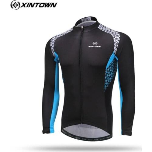 Xintown 2018 pro team Cycling Clothing Racing Sport Cycling Jersey Long Sleeve Men mtb Comfortable Bike Jersey Bicycle Clothing