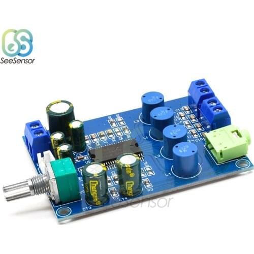 YDA138-E DC 12V 2X10W Digital Audio Amplifier Module Dual Channel Power AMP Board with Rotary Potentiometer