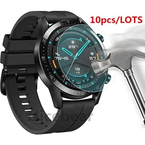 10Pack for Huawei Watch GT 2 Pro 46mm/honor magic 2 Tempered Glass Screen Protector Scratch Smartwatch Protective Glass