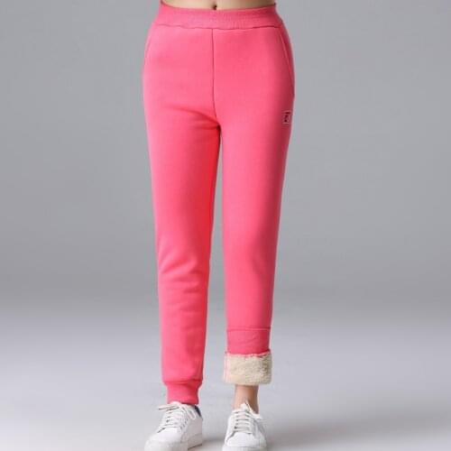 Winter Girls Casual Velvet Pants Skinny Sweatpants children Warm Thick Wool Pencil Pants Girls Running Stretch Long Trousers