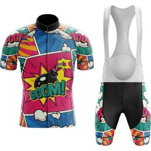 2020 Explosive Comics Mens Jersey Quick-drying Cycling Cover Short Sleeve Cycling Jersey Road Cycling Jersey Cycling Jersey