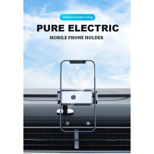 2021 Phone Holder Bracket Electric Bracket Smart Induction Car Air Outlet dash board Mobile Phone Navigation Car Bracket