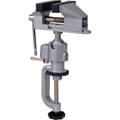 3 Clamp Bench Vise 360 Swivel Vise Rotated Vice Hobby Craft Repair Tool