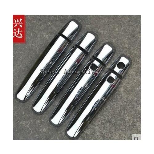 Abs! Chrome Side Door Handle Cover Trims For Suzuki Sx4 S-cross 2014 With Smart Key Hole