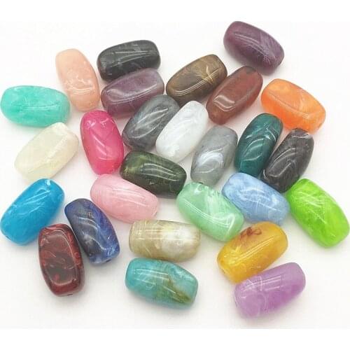 Choose color) 30x17mm 80pcs/lot or so Acrylic marble effect Irregular cuboid beads for DIY beads Jewelry necklace making