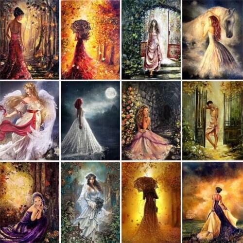 5D DIY Diamond Painting Girl Picture Of Rhinestones Diamond Embroidery Full Display Mosaic Cross Stitch Home Decor