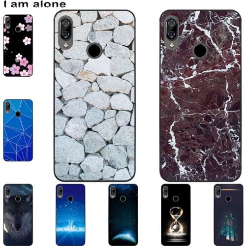 I am alone Phone Case For BQ 6040L Magic 2019 6.09 inch Mobile Cover Cute Fashion Cartoon Painted Shell Bag