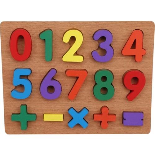 Baby Wooden Puzzle Toys For Toddlers Developing Jigsaw Educational Kids Toys For Children Game Cartoon Animal Gift 1 2 3 Years