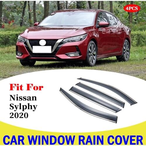 Rain shield For Nissan Sylphy 2020 window visor car rain shield deflectors awning trim cover exterior car-styling accessories