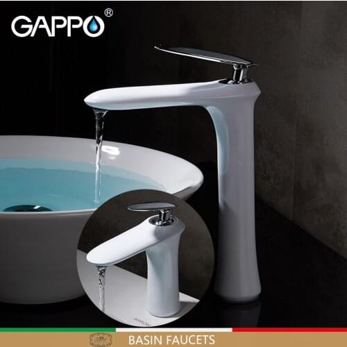 GAPPO basin faucet bathroom waterfall shower tap bath taps mixer sink bath deck mounted faucets