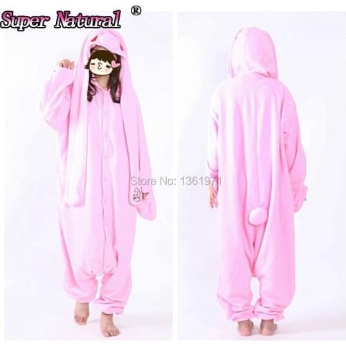 HKSNG James Gloomy Bunny Rabbit Pajamas Animal Winter Women Girls Onesies Adult Kigu Pink Rabbit For Party Kigu