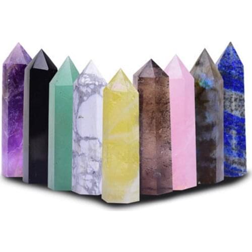Crystal Tears Chakra Stones Natural Stones Crystal Point Wand Healing Wand Natural Reiki Healing Crystal Gemstone Tumbled Stones