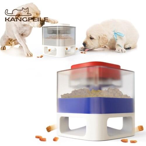 KANGFEILE Pet Feeder Supplies Slow Feeder Dog Bowl Fun Interactive Feeder Cat Dogs Feeder Puzzle Training Device Feeder D2345