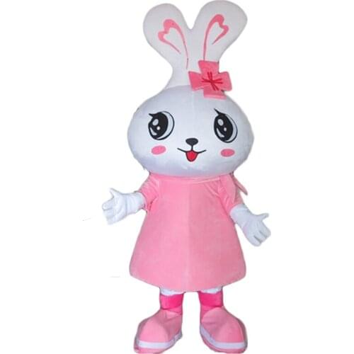 Easter Cute Rabbit Mascot Costume Suits Cosplay Party Dress Outfits Advertising Carnival Halloween Xmas Festival Outdoor Suit