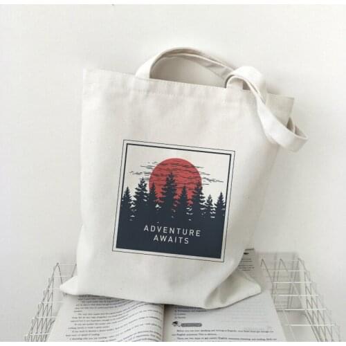 Cosmic Belief Harajuku Beautiful Shoulder Canvas Bags Fashion Ins Cartoon Print Handbag Large casual shopping bag Ulzzang Wallet