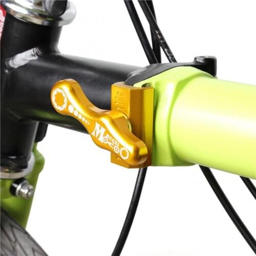 60%HOTFolding Bicycle Hinge Clamp Lever Plate C Buckle Bike Accessory for Brompton