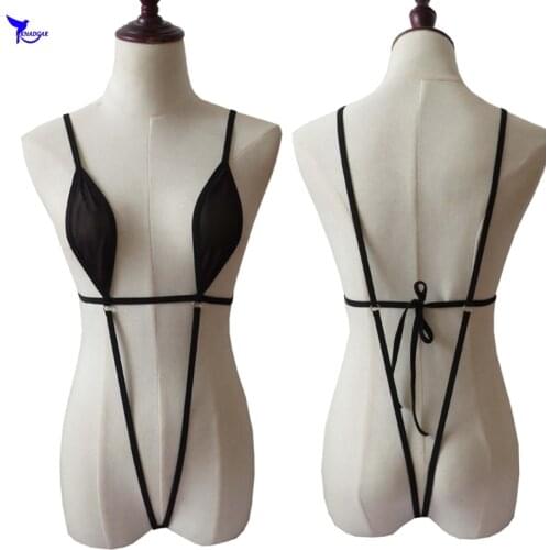 Micro G String Slingshot Beach Sunbath Bathing Suit Extreme Sexy Bikini Sheer Monokini Mini Stripper Beachwear Swimwear Swimsuit