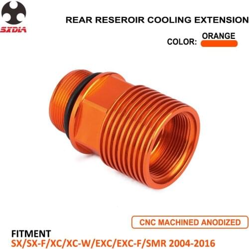 Motorcycle Billet Rear Brake Fluid Reservoir Cover Cooling Extender For KTM SX SXF XC XCW EXC EXCF SMR 125 150 200 250 300 350