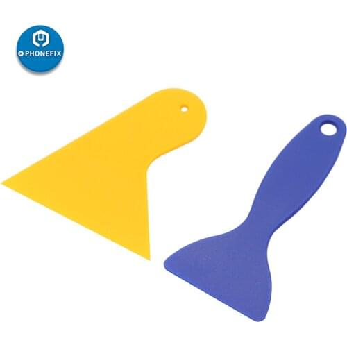 Plastic Auto Carbon Fiber Vinyl Film Wrapping Scraper Car Window Styling Sticker Film Scraper Felt Edge Squeegee for Car Repair