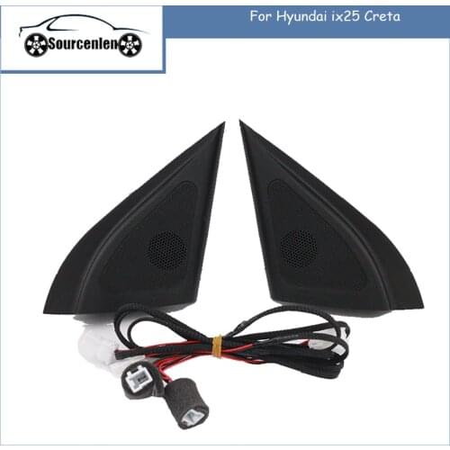 Para Hyundai Ix25 Creta Nuevos Altavoces Genuinos Tweeter Coche-estilo De Audio Trompeta Cabeza Altavoz Interruptor