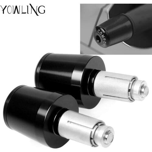 7/8''22mm CNC motorcycle handlebar handle bar grips ends For Yamaha R3 MT07 MT09 R25 FZ6 FZ8 MT-03 Kawasaki Z750 Z800 Z1000 ER6N