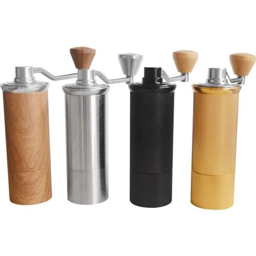 Manual Coffee Grinder 45MM Aluminum Coffee Miller Black/Brown/Silver/Gold 15g Mini Portable Kitchen Coffee Milling Machine