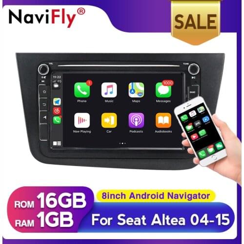 Android System Car Multimedia player For Seat Altea 2004-2015 Toledo 2004-2009 Car Radio Video Player Navigation GPS Screen
