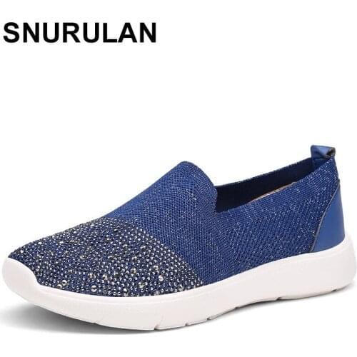 SNURULAN Women Canvas Shoes Tenis Feminino Sneakers 35-41 Non-slip Shoes for Women Creepers Sneakers Slip-On Woman Shoes Loafers