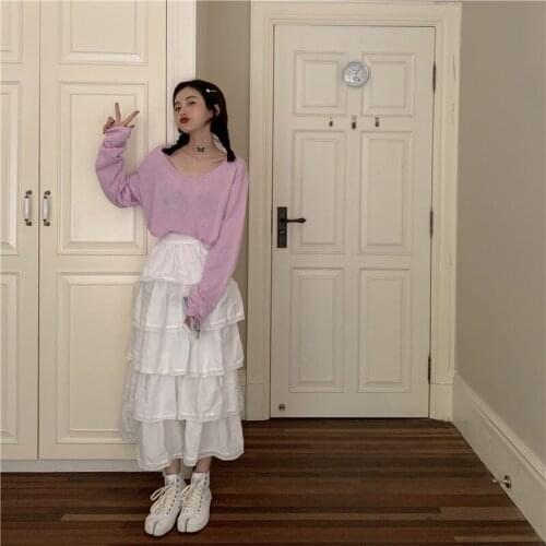 Tops Long-sleeved Bottoming Shirt, T-shirt, Loose and Thin Sunscreen for Women, New Spring Coat, Big Neckline and Top