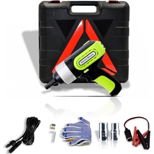 NthPower 80W 420N.M Electric Car Wrench Impact Driver Wrench Tire Remover Equipment Portable Auto Motor Professional Repair Tool