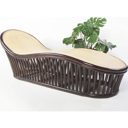 Indonesia Style Outdoor Furniture Garden Rattan Chair Handmade Cane Peacock Wicker Chair