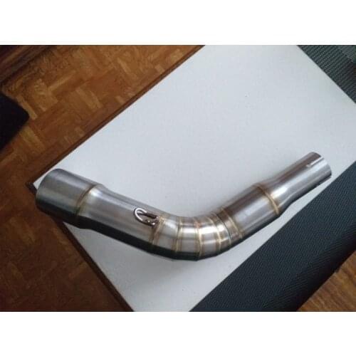 GTS Exhaust Middle Pipe For Piaggio Vespa GTS 250 300 2007 2008 2009 - 2017 2018 2019 2020 Stainless Steel Motorcycle Accessorie