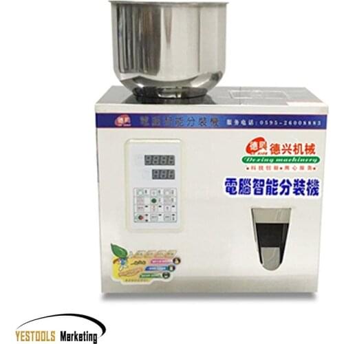2-120g Small Scale Grain weighing and filling machine granule powder tea packing machine