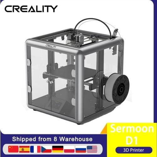 Creality Sermoon D1 Enclosed 3D Printer Machine 280x260x310mm Printing Size Silent Mainboard 4.3 Inch Color Touchscreen