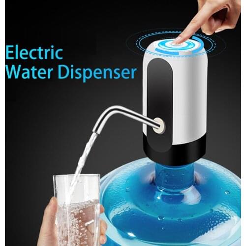Automatic Water Dispenser Bottled Water Manual Water Press Portable Smart Wireless Gallon Drinking Bottle Switch USB Household