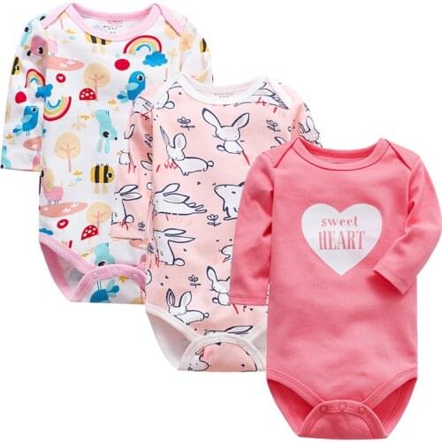 Baby bodysuit newborn boys girls clothing long sleeve 3 6 9 12 18 24 months toddler infant child kids clothes DS9