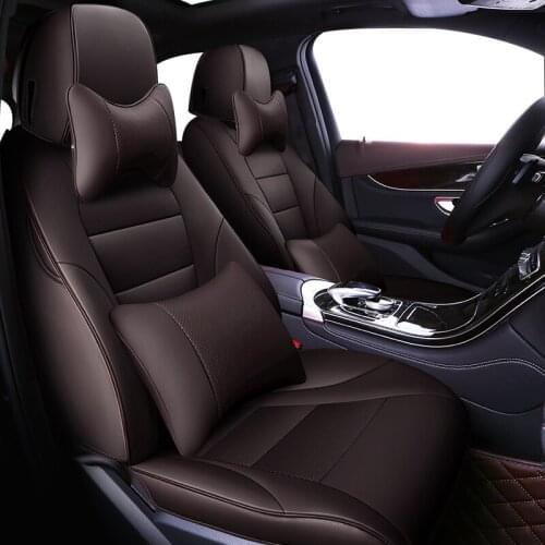 ZHOUSHENGLEE Custom Car Seat Covers for BMW 7 Series F01 F02 F03 F04 G11 G12 E65/66 X1 E84 F48 F49 car accessories auto cushion