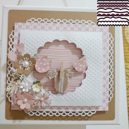 New 9 sets of decorative cards DIY scrapbook with metal die-cutting die, album decoration embossing DIY paper cards