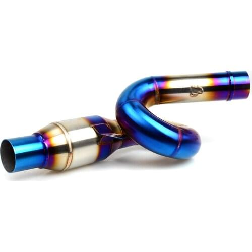 For kawasaki z800 2013-2016 Motorcycle mid exhaust pipe middle exhaust pipes Exhausts System Pipe